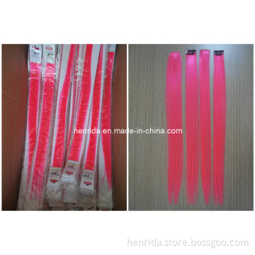 Fashion Synthetic Clip in Hair Extension, Various Colors Available